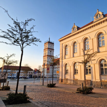 Neustrelitz Rathaus Stadtkirche Markt